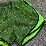 Nike  Dri-FIT Neon Green and Black Shorts Photo 1