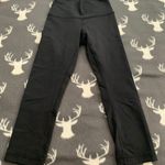 Lululemon Black Wunder Under 21” Leggings Size 4 Photo 0