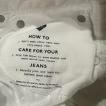 Madewell relaxed Women's White Denim Shorts Sz 14 cut off ragged hem beach Photo 6