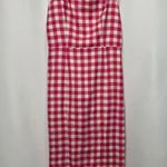 Finders Keepers NWT Pink Gingham Midi Dress Photo 3