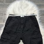 Joie NWT  Telutci Lace-Up 100% Linen Cargo Pants in Black Size 2 Photo 6