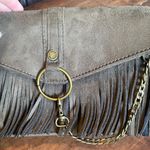 Steve Madden Olive Green Fringe Purse Photo 0