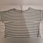 Red Lolly Striped Gray T-Shirt Dress With Pockets Size Medium Photo 4