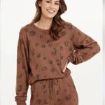 Splendid Corinna Leopard Print Sweatshirt Photo 0