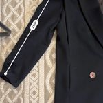 Jules Miller Black Oversize Wool Vintage 1980's Coat, Big Shoulders, S/M. Photo 8