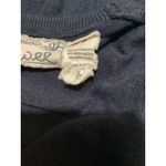 Field Flower Navy Blue Zip Front Cardigan Sweater Women's Sz S Cotton Wool Blend Black Photo 7