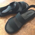 American Eagle Outfitters Black Espadrille Sandals Size 8 Photo 0