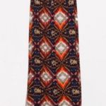 ZARA Tribal Print Open Back Slit Maxi Dress Photo 5