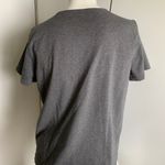 Michael Kors MICHAEL  gray short sleeve tie-neck shirt Photo 4