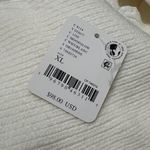 Free People Cream Crew Neck womens Sweater XL Photo 3