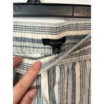 Ann Taylor linen stippled pants beach attire size xs blue and white Photo 1