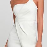 Lulus White Midi Dress Graduation  Photo 0