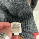 Retrology Gray With Orange Hem Longsleeve Turtleneck Sweater Size XL Photo 3