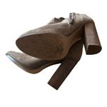 Charlotte Russe Tan Thigh High Chunky Heel Boots Photo 2