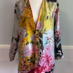 ETRO Reversible Silk Jacket Ethnic Tribal Floral XXL Neiman Marcus NEW $1005 Pink Photo 11
