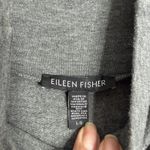 Eileen Fisher Mock Neck Sweater In Gray Tencel Cotton Large Stretch Photo 2