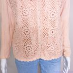 Vintage Franco's 100% cotton dusty pink sweater, women's size S Pink Photo 5