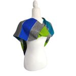 Fraas Multicolor Knitted Scarf Green Photo 1