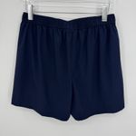 Halara  shorts women's large snap high waisted color block active blue white Photo 3