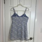 Lulus Effortless‎ Personality Blue Floral Embroidered Mini
Dress Size Large White Photo 2