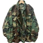 Vintage Official Military Army Field Jacket L Green Size L Photo 0
