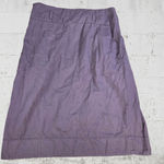 Y2K Hache Mauve Purple Italian High Waisted Classic A Line Midi Skirt Size 6 Photo 8