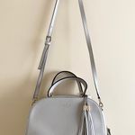 Kate Spade NWT Bayley Atwood Place Stoneice Gray Crossbody Bowler Bag Photo 2