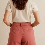 J.Crew Cream Fitted Skorts Photo 1