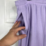 Topshop Maternity Jogger Sweatpants Women’s Size 10 Purple Lilac Elastic Photo 3
