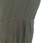 Loft Black XS Jumpsuit V Neck Oversized Sleeveless Ruched Shoulders Minimalist Photo 7