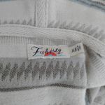 Faherty Baja Poncho Hoodie Sweater Aztec Southwestern Print Kangaroo Pocket XS Blue Photo 5