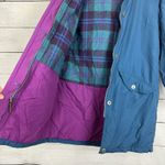 Vtg LL Bean 90s Jacket Womens Large Parka Coat Fleece Lined Ski Outdoors Winter Blue Photo 5