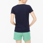 J.Crew  Navy Blue Pink Sequin Watermelon Graphic Collector Tee Photo 8