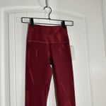 Lululemon NWT  | Wunder Train High Rise Crop 23" Red Leggings | Women's Size 2‎ Photo 4