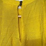 Maeve Anthropology Yellow Ruffled Sleeveless Top Photo 5