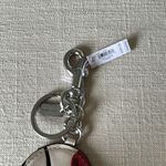 Coach Heart Coin Pouch Bag Charm With Cherry Print New NWT Photo 2