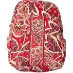 Vera Bradley Quilted "Rosey Posies" Red Backpack Handbag Bohemian Floral Photo 0