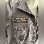 White House | Black Market Gray Jean Jacket Photo 2