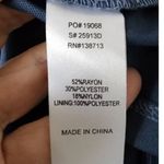 Altar'd State Striped Ruffle Jumper Mini Dress Blue Large Photo 3