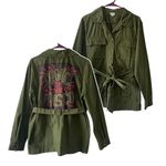 Via Penny Lane Reworked Apparel Panic! at the Disco Custom Olive Utility Jacket Size M Photo 1