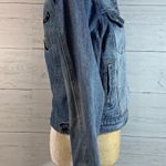 Forever 21 short denim jacket back tiger embroidery womens size M Photo 6