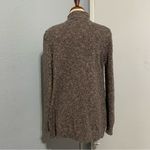 CAbi Chunky Knit Open Front Cardigan Sweater Women's Heathered Taupe Gray Small Photo 7