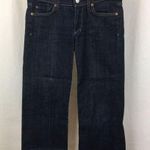 7 For All Mankind 7FAMK Dojo Blue Cropped Flair Jeans 28 Photo 2