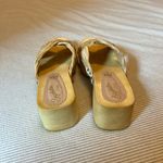 Seychelles Warm Waters Natural Raffia Wooden Platform Slide Sandals size 8.5 Photo 3