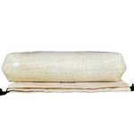 BY FAR Amber Cream Crocodile Embossed Leather Large Shoulder Bag NEW Ivory Purse Photo 8