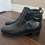 Blondo NEW BLACK  Shantel Buckle Bootie LEATHER size 10 Photo 0