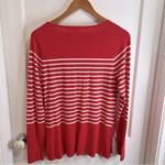Fairway & Greene Women's Lia Sweater Sun Kiss Coral cashmere blend Orange Size M Photo 2