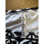 LULU B Dress Women Large 3/4‎ Sleeve Stretch Black White Pre Shrunk Beach Travel Photo 3