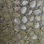 Nwt Eleni Elias beaded stone gold glitter strapless formal prom night out dress Tan Size 6 Photo 9