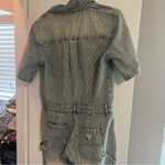 Guess Women's Striped Denim Overalls Photo 10